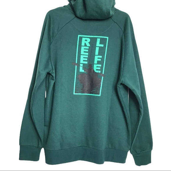NWT Reel Life XXL Men’s Fleece Hoodie - Picture 10 of 10